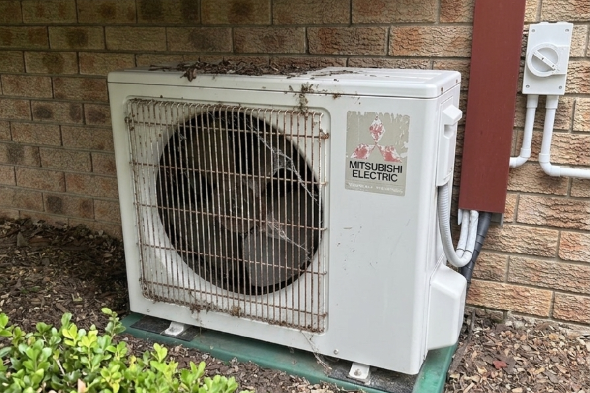 New air conditioning unit installed by REPAIR HVAC Services Sydney